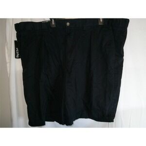 D Kenneth Cole Big & Tall Classic Shorts Pleated‎ Black Mens Size 48 $42 NWT